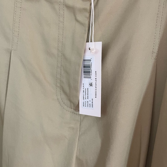 Rebecca Taylor Compact Twill Flare Pants - Picture 7 of 9